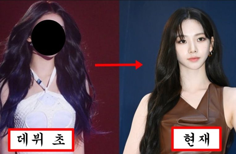 데뷔 초랑 지금이랑 너무 달라서 뭔가 의심된다는 카리나 데뷔 초 모습